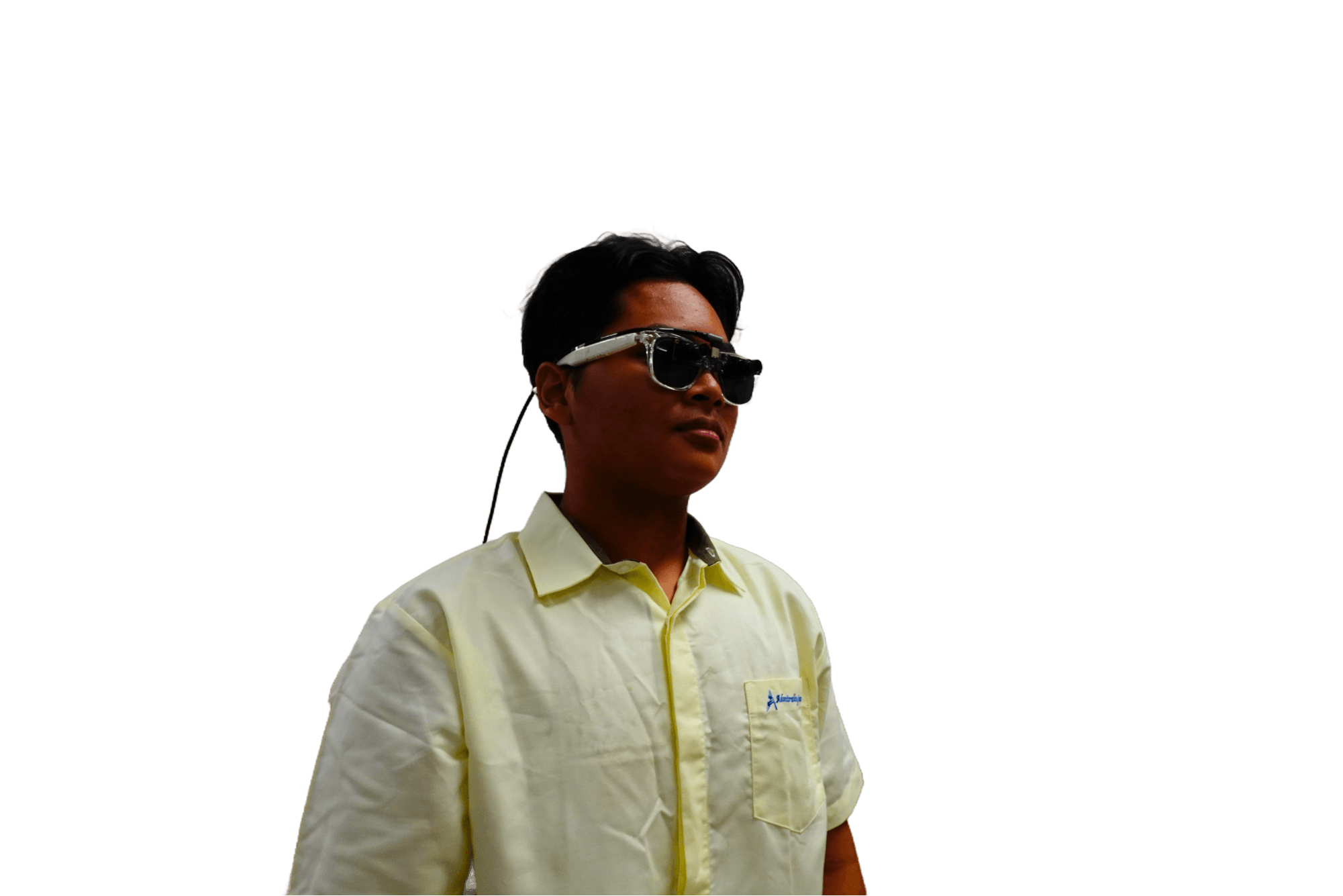Cortex V3 worn with the glasses-mounted dual camera